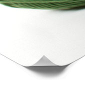 Kitten With Green Yarn ポスター (角)