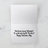 Kitten With Roses And Hearts Holiday Card シーズンカード (内部)