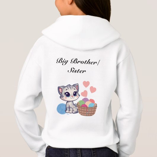  Kitten & Yarn Big Brother Sister Top (裏面)