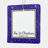 Kitten's 1st Christmas 2の写真 セラミックオーナメント (左)