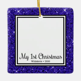 Kitten's 1st Christmas 2の写真 セラミックオーナメント