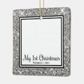 Kitten's 1st Christmas 2の写真 セラミックオーナメント (左)