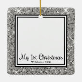 Kitten's 1st Christmas 2の写真 セラミックオーナメント (裏面)