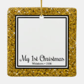 Kitten's 1st Christmas 2の写真 セラミックオーナメント (裏面)