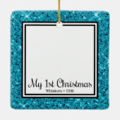 Kitten's 1st Christmas 2の写真 セラミックオーナメント (裏面)