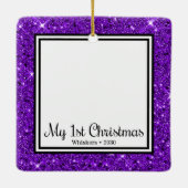 Kitten's 1st Christmas 2の写真 セラミックオーナメント (裏面)