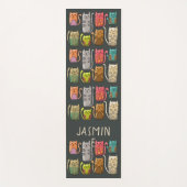 KITTENS , CUTE CATS, CATS DRAWING  ヨガマット (正面)