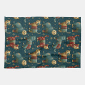 Kittens In Christmas Sweaters  キッチンタオル (横)