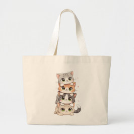 Kittens Tote Bag ラージトートバッグ