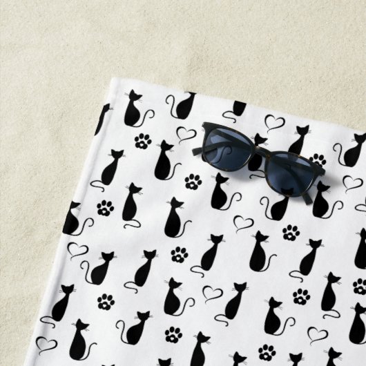 Kitties ビーチタオル (インサイチュ)
