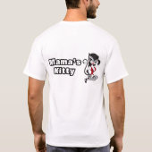 Kittyのママのワイシャツ Tシャツ (裏面)