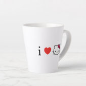 Kitty カフェラテマグ (右アングル)