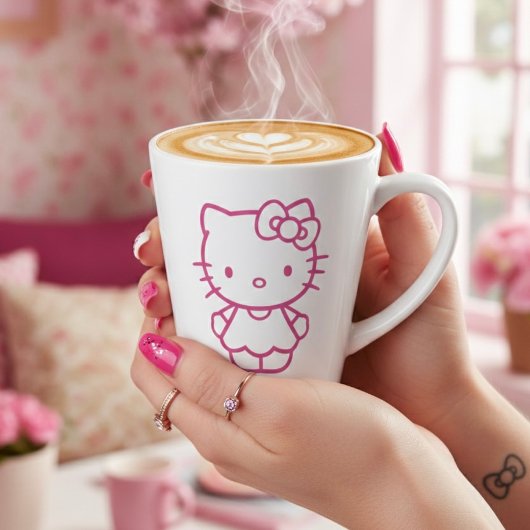 Kitty カフェラテマグ