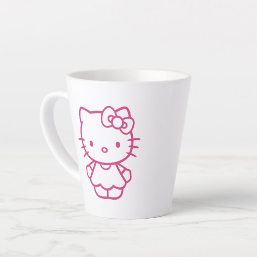 Kitty カフェラテマグ (左アングル)