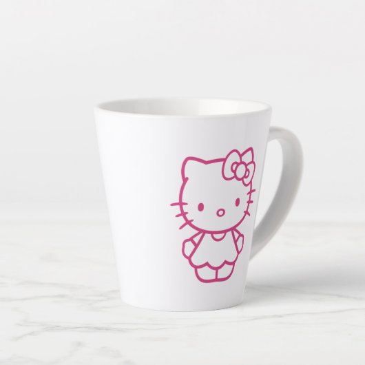 Kitty カフェラテマグ (右アングル)