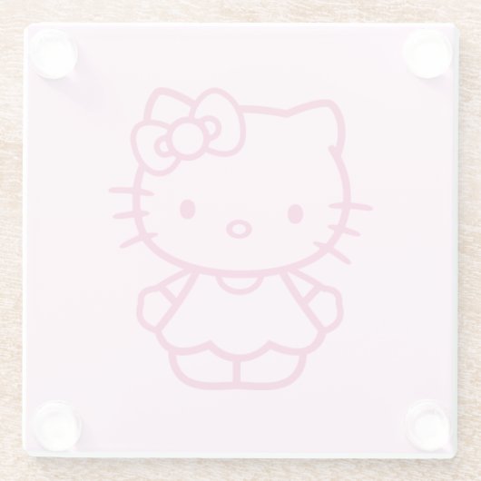 Kitty ガラスコースター (裏面)
