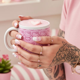 Kitty ジャンボコーヒーマグカップ