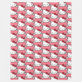 Kitty フリースブランケット