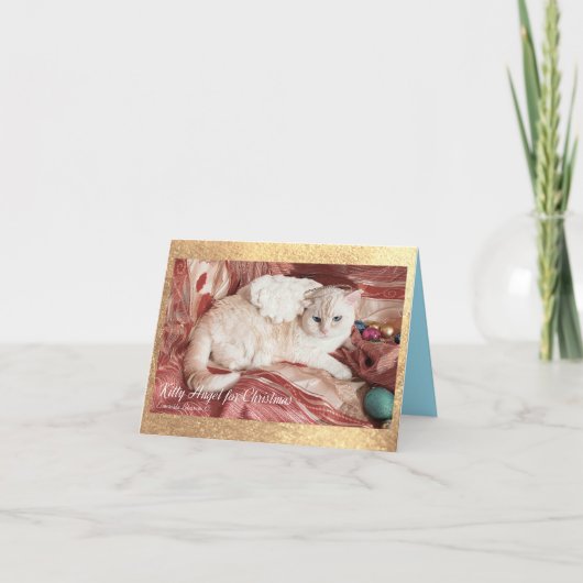 Kitty Angel for Christmas サンキューカード (正面)