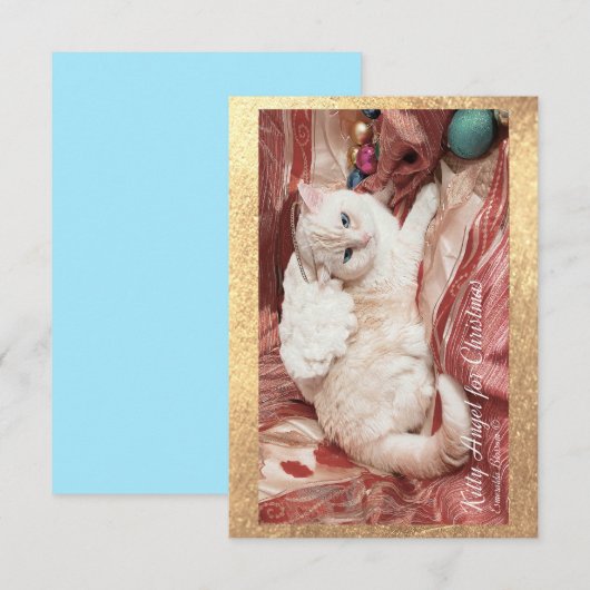 Kitty Angel for Christmas サンキューカード (正面/裏面)