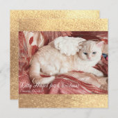 Kitty Angel for Christmas ノートカード (正面/裏面)