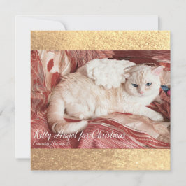 Kitty Angel for Christmas ノートカード