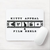 Kitty Appeal & Film Reels マウスパッド (白) (マウス)