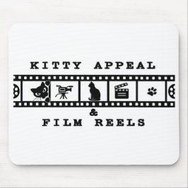 Kitty Appeal & Film Reels マウスパッド (白)