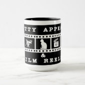 Kitty Appeal & Film Reels 15oz マグカップ (中央)