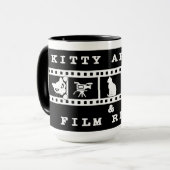 Kitty Appeal & Film Reels 15oz マグカップ (正面左)