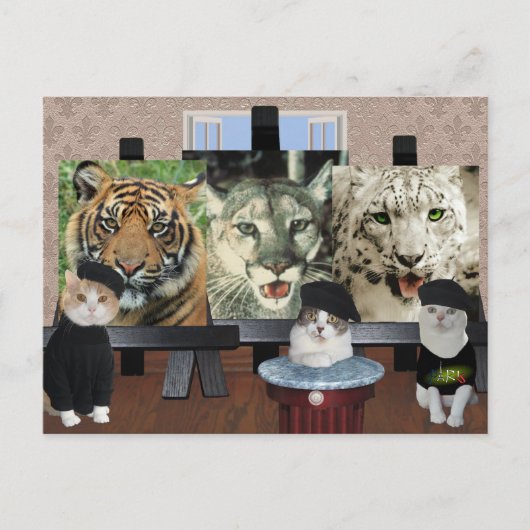 Kitty Art School ポストカード (正面)