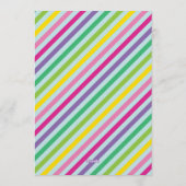 Kitty Birthday Invitation / Girl Kitten Party 招待状 (裏面)