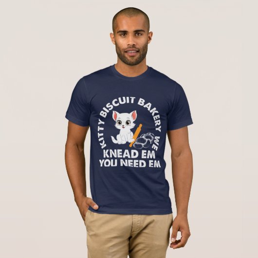 Kitty Biscuit Bakery We Knead Em You Need Tシャツ (正面フル)