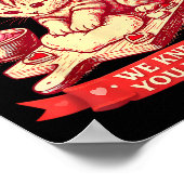 Kitty Biscuits Bakery We Knead Em You Need Em Vale ポスター (角)