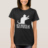 Kitty biscuits we knead em you need em tシャツ (正面)