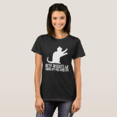 Kitty biscuits we knead em you need em tシャツ (正面フル)