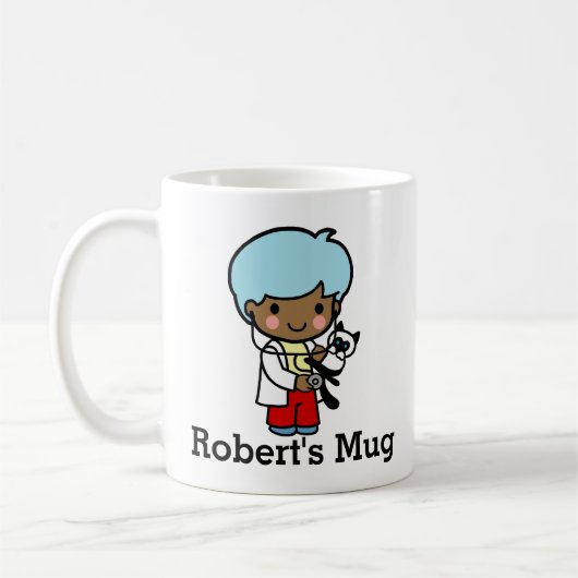 Kitty Catの獣医 コーヒーマグカップ (左)