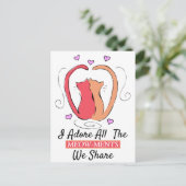 Kitty Catハート尾ニャアを大好き ポストカード (スタンド正面)