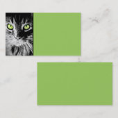 kitty cat名刺テンプレート写真アート 名刺 (正面/裏面)