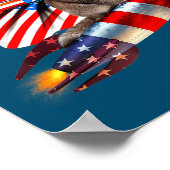 Kitty Cat 7月4日ロケットFireworks USA ポスター (角)