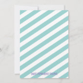 Kitty Cat Birthday Party Invitation 招待状 (裏面)