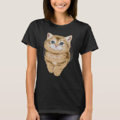 Kitty Cat Blue Eyes Cats Tシャツ (正面)