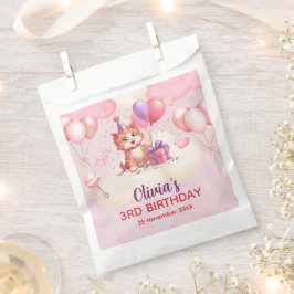 Kitty Cat Celebration Birthday Favor Bags フェイバーバッグ
