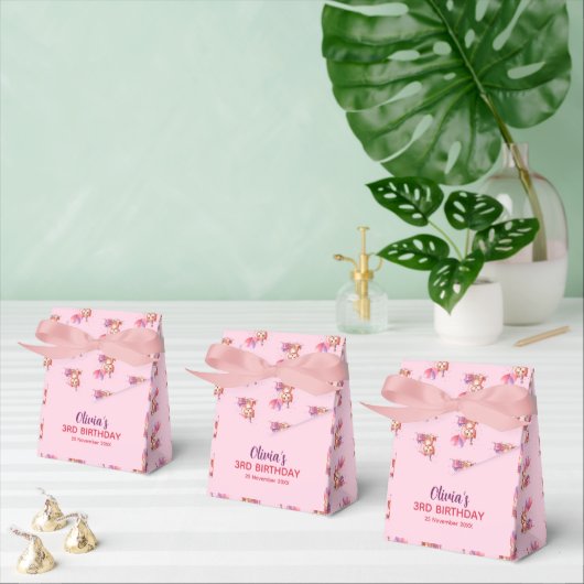 Kitty Cat Celebration Birthday Favor Box フェイバーボックス (複数)