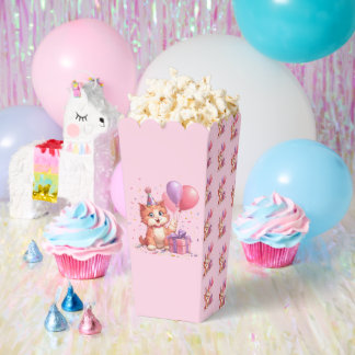 Kitty Cat Celebration Birthday Favor Box フェイバーボックス