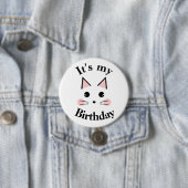 Kitty Cat It's My誕生日 缶バッジ (インサイチュ)