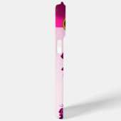 KITTY CAT - KITTEN,明るい赤紫色ピンクローズジェムモノグラム Case-Mate iPhoneケース (裏面 / 右)