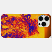KITTY CAT,KITTEN YELLOW BLUE GATESバラジェムモノグラム Case-Mate iPhoneケース (裏面 (横))