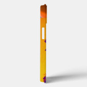 KITTY CAT,KITTEN YELLOW BLUE GATESバラジェムモノグラム Case-Mate iPhoneケース (裏面 / 右)