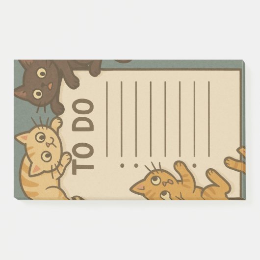 Kitty Cat Pad To Do List ポストイット (正面)